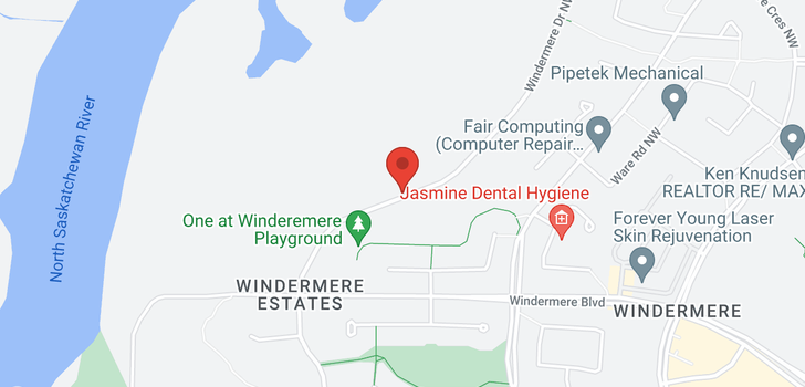 map of 136 WINDERMERE DR NW
